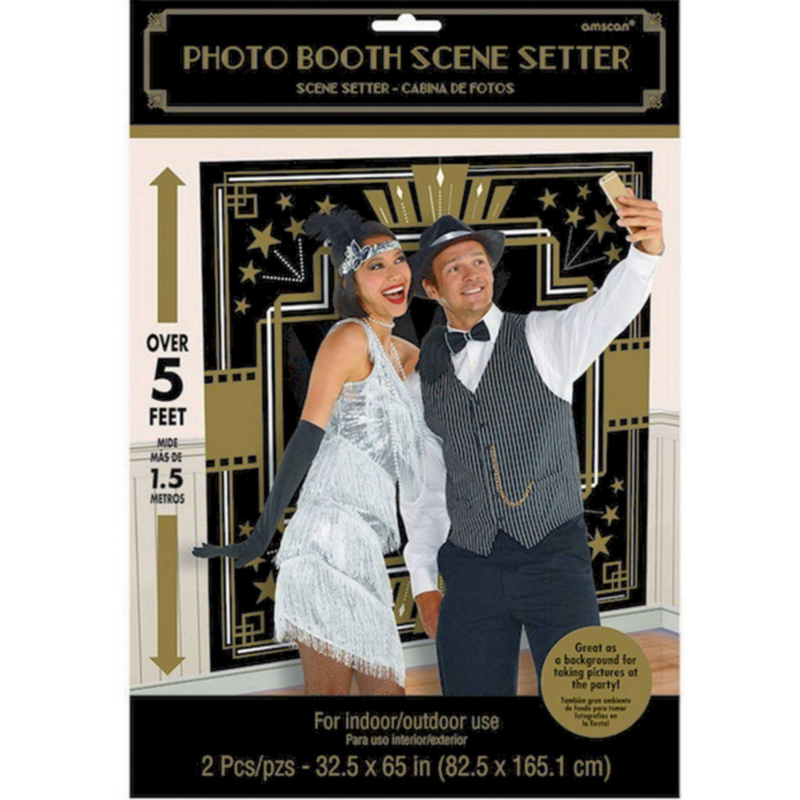Glitz & Glam Photo Booth Scene Setter Wall Decoration 2Pk