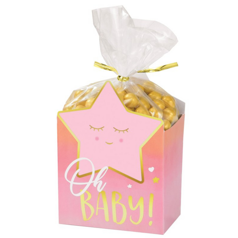 Oh Baby Girl Favor Box Kit 8pk