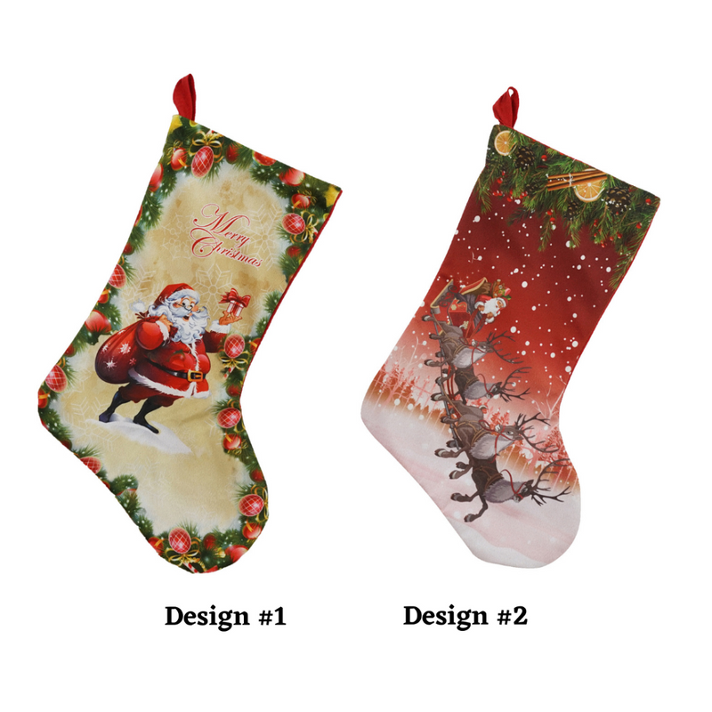 Stocking Traditional Printed