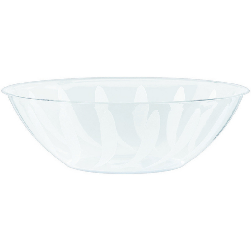 Swirl Bowl Clr - Plas