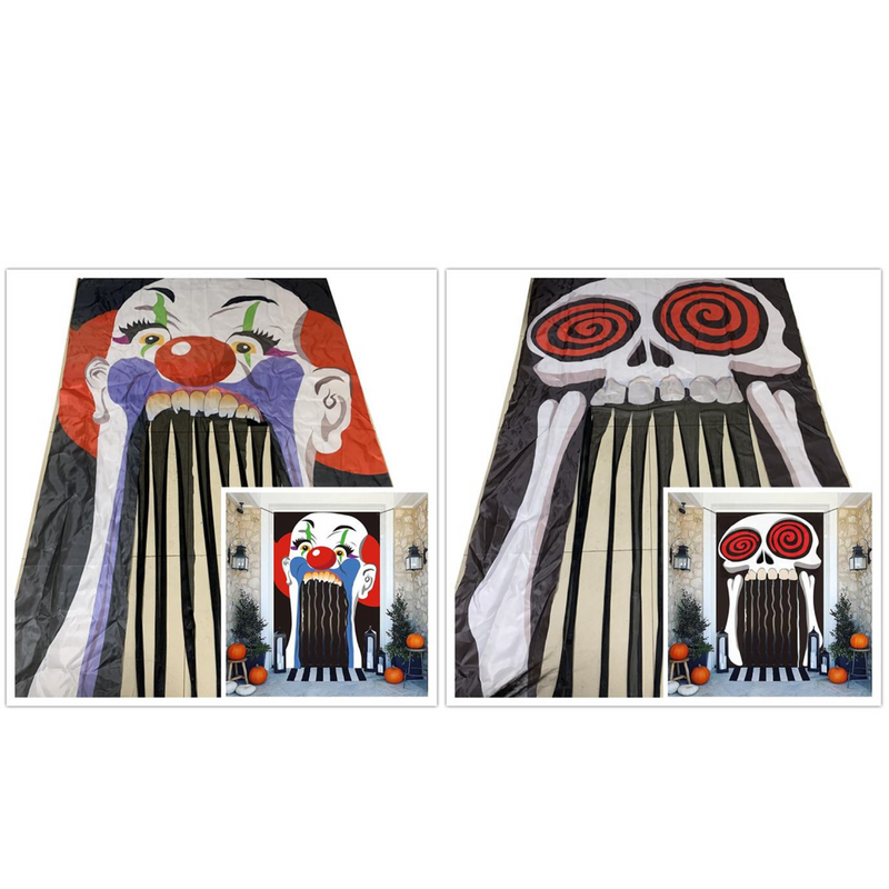 Mouth Doorway Curtain Asstd 238cm