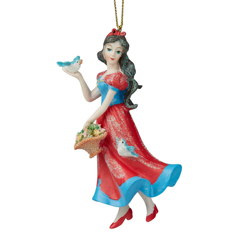 Miss White Hanging Deco 10cm