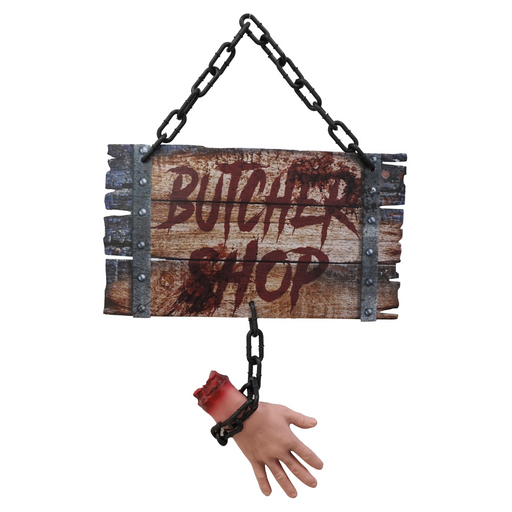 Hanging Butcher Shop Sign