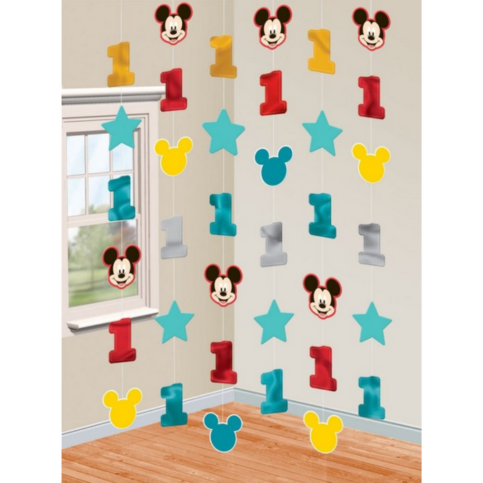 PARTY DECORS™ Mickey Fun To Be One String Decorations (210cm)