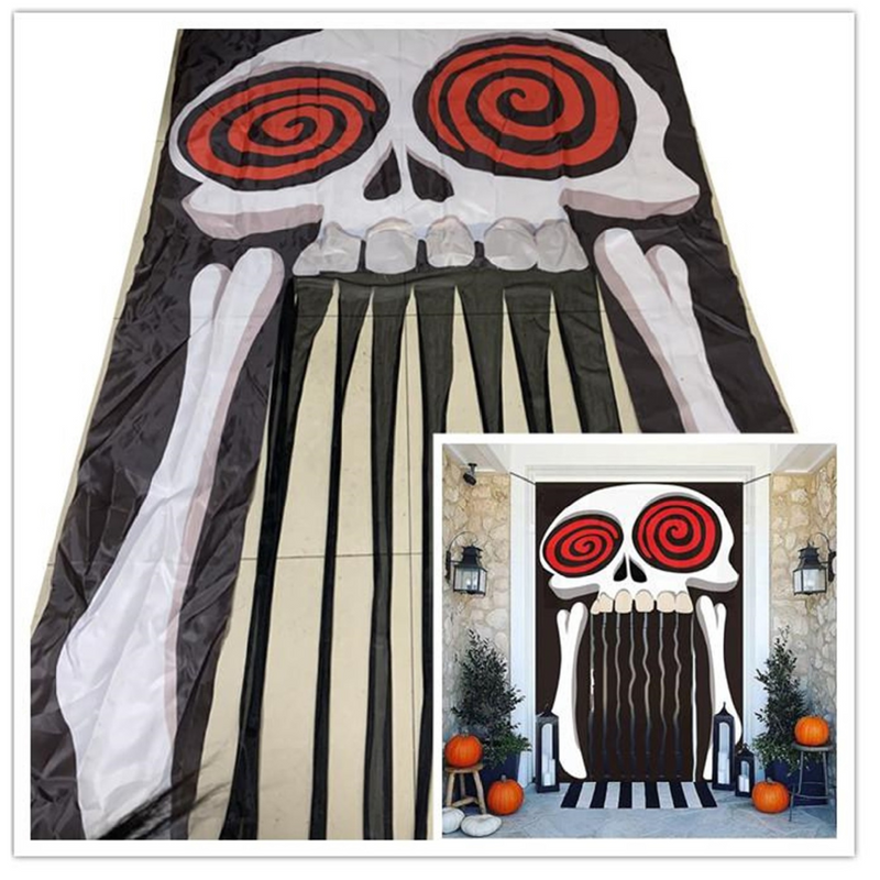 Mouth Doorway Curtain Asstd 238cm