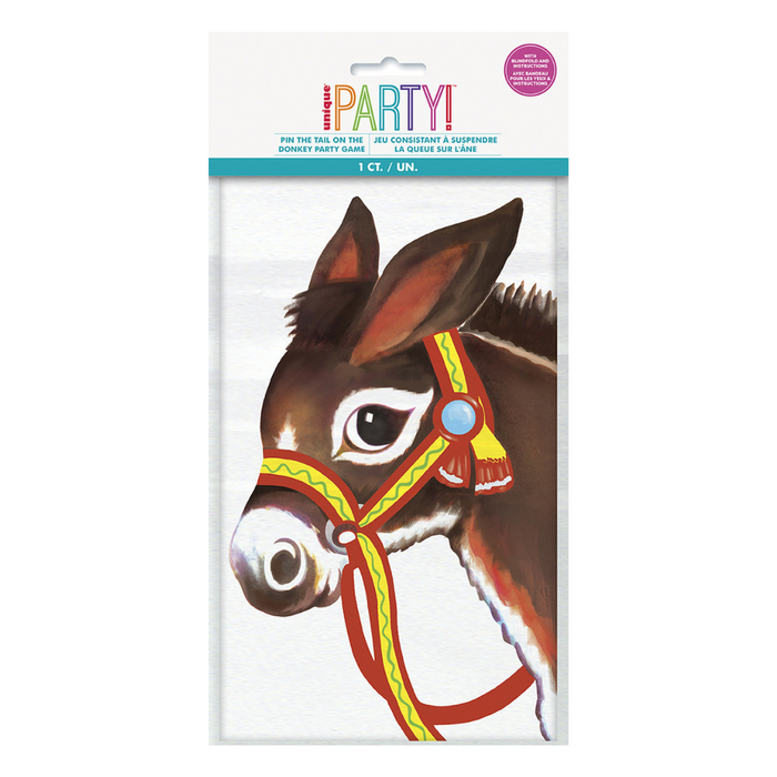 Pin the Tail On the Donkey Blindfold Game