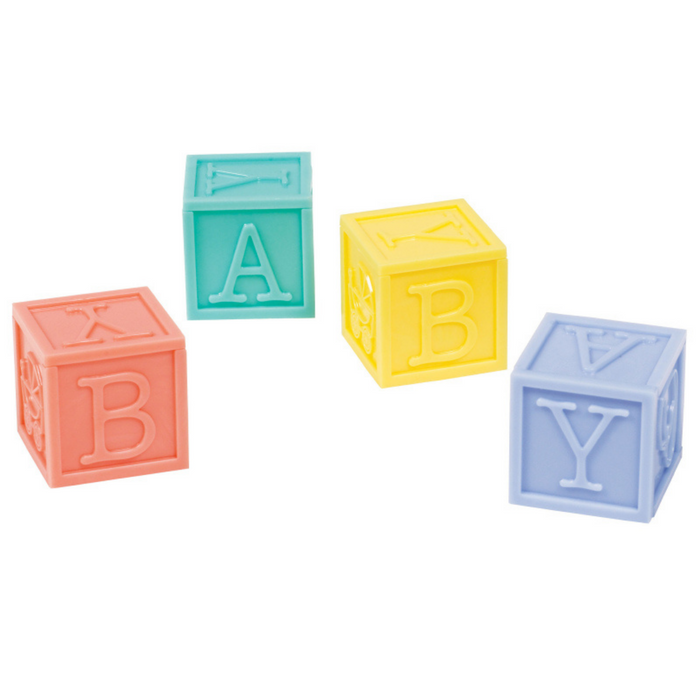 Baby Shower Baby Blocks Multi-Coloured