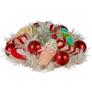 Candyland Hurricane Glass Centrepiece 28cm