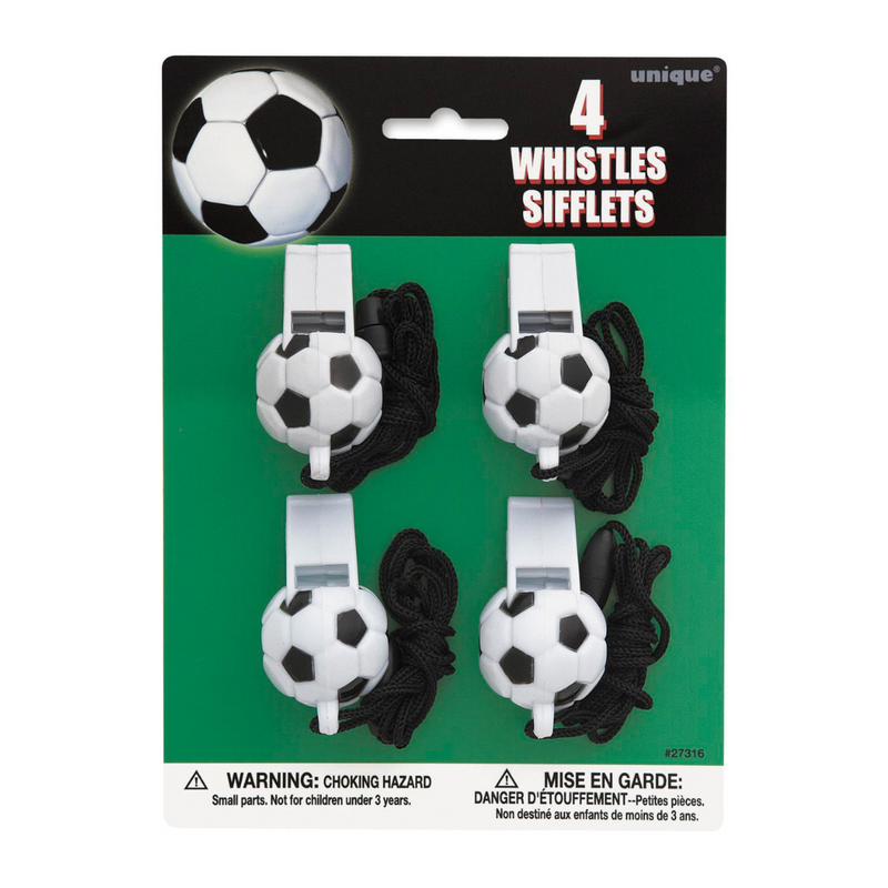 3D Soccer Ball 4 Whistles