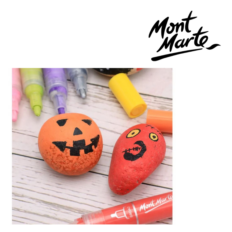 MM Acrylic Paint Pens Broad Tip 12pc