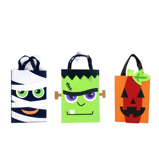 Treat Bag Face Print Asstd 29cm