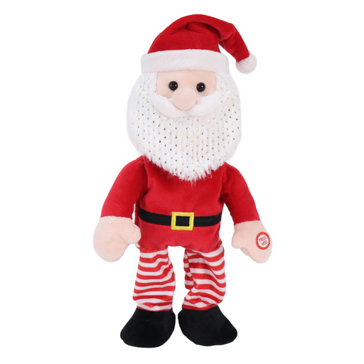 Sing N Dance Santa Cool Beard 37cm