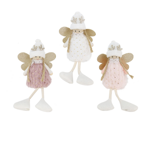 Sitting Pastel Fairy Asstd 20cm
