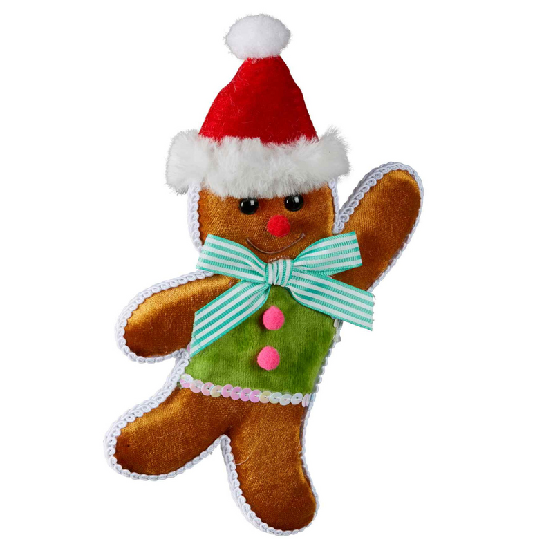 Gingerbread Man Hanging Deco 22cmH