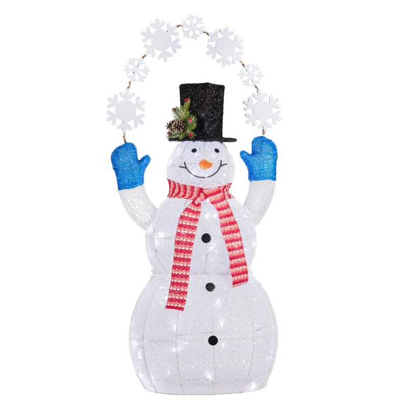 Christmas LED Outdoor Snowman 120cmH