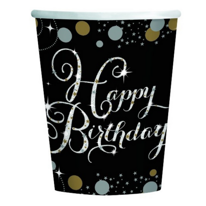 PARTY CUPS™ Sparkling Celebration Happy Birthday Cup (9oz)