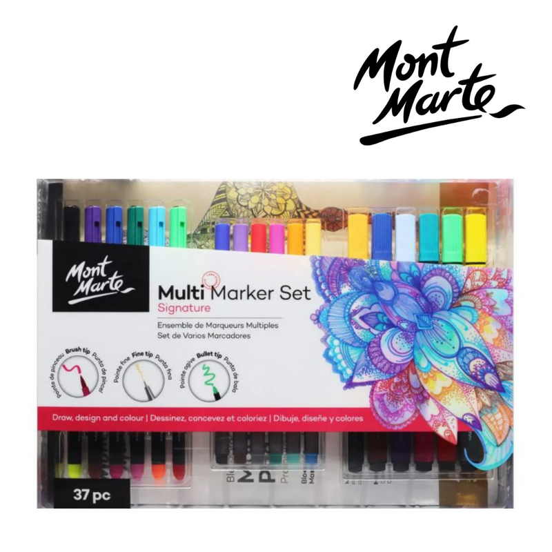 Mont Marte Multi Marker Set 37pc