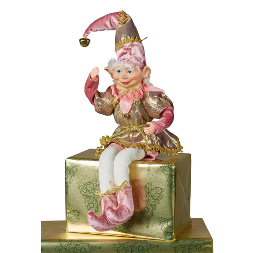 Purple/Gold Elf 46cmH 