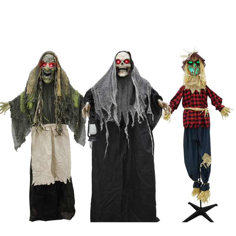 Animated Witch/Reaper/Scarecrow 158cm
