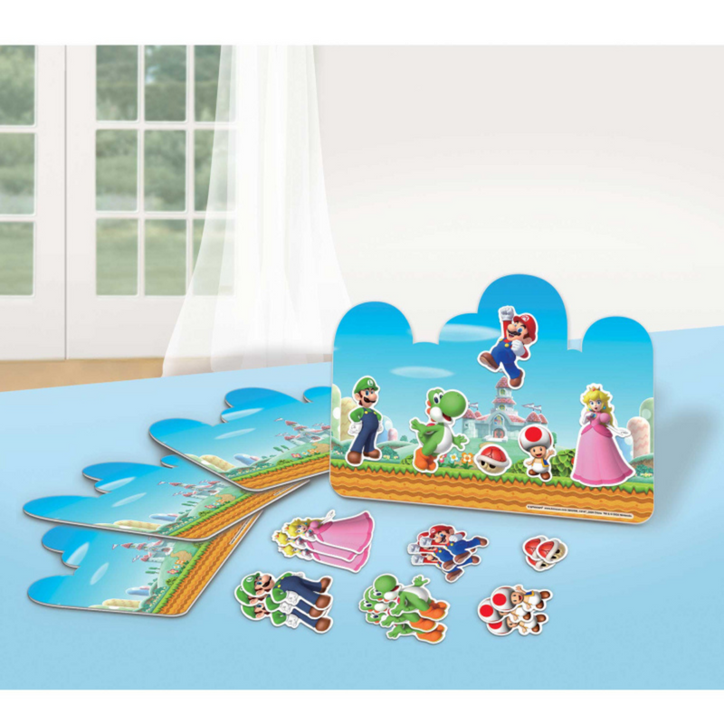 Super Mario Brothers Craft Decorating Kit 4Pk