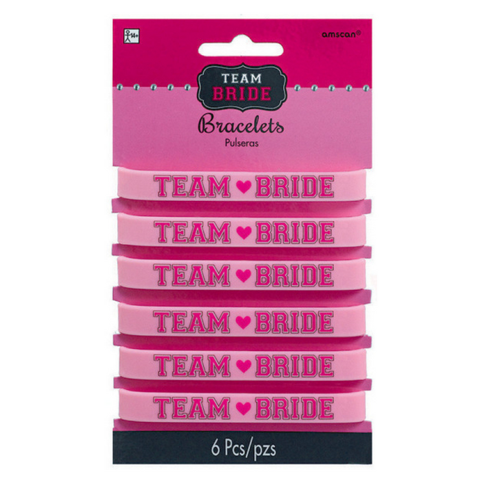 Team Bride Rubber Bracelets*