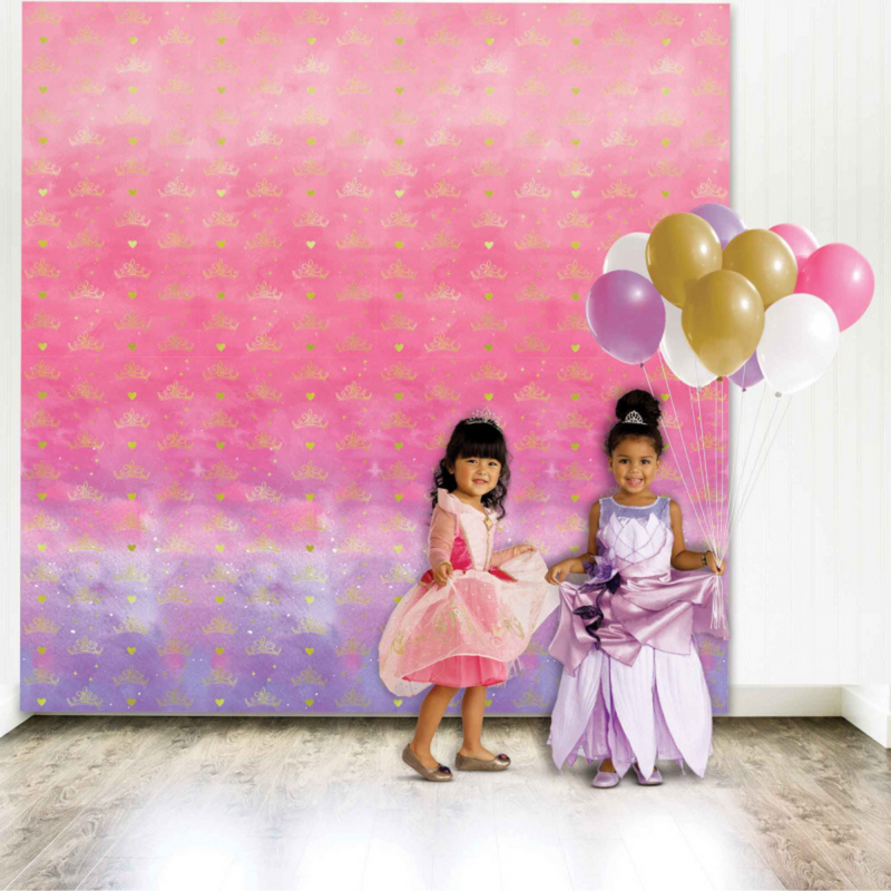 Disney Princess Once Upon A Time Photo Backdrop 2Pk
