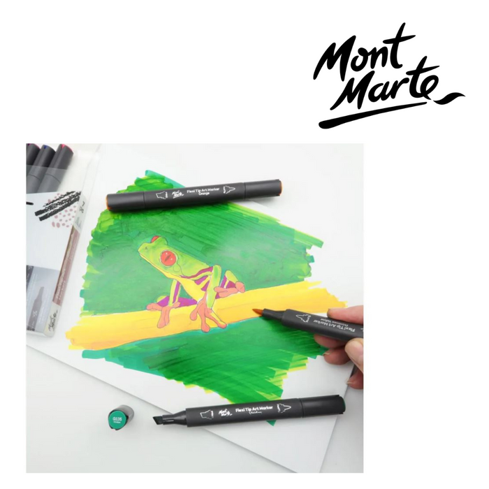 Mont Marte Flexi Tip Alcohol Art Markers 7pc