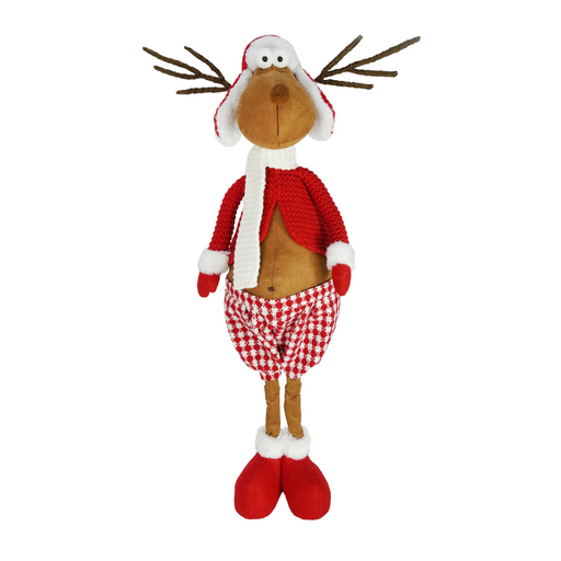 Big Belly Reindeer Shelf Sitting 50cm