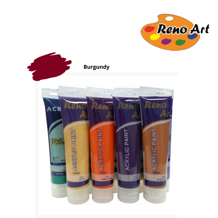 Acrylic Burgundy Colour Paint 100ml