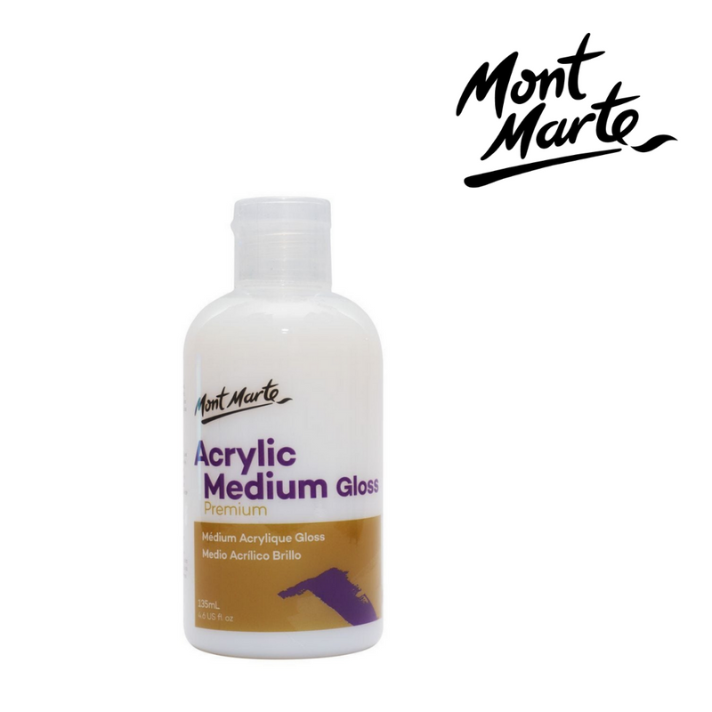 Mont Marte Acrylic Medium Gloss 135mls