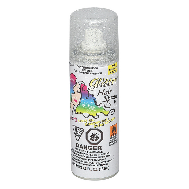 Hair Spray - Glitter Silver