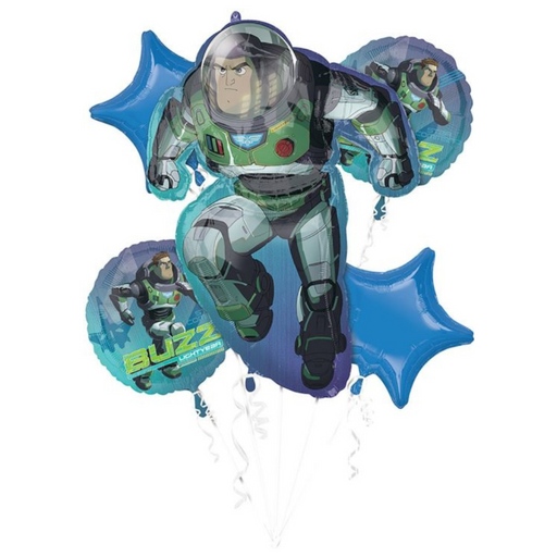 Foil Balloon Bouquet Buzz Lightyear P75 5pk