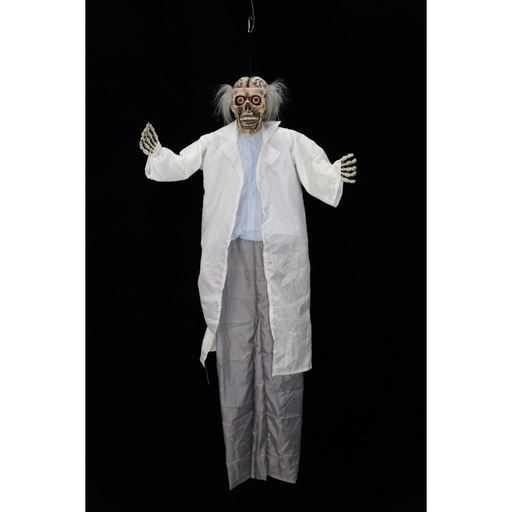 Animated Hanging Mad Scientist 145cm