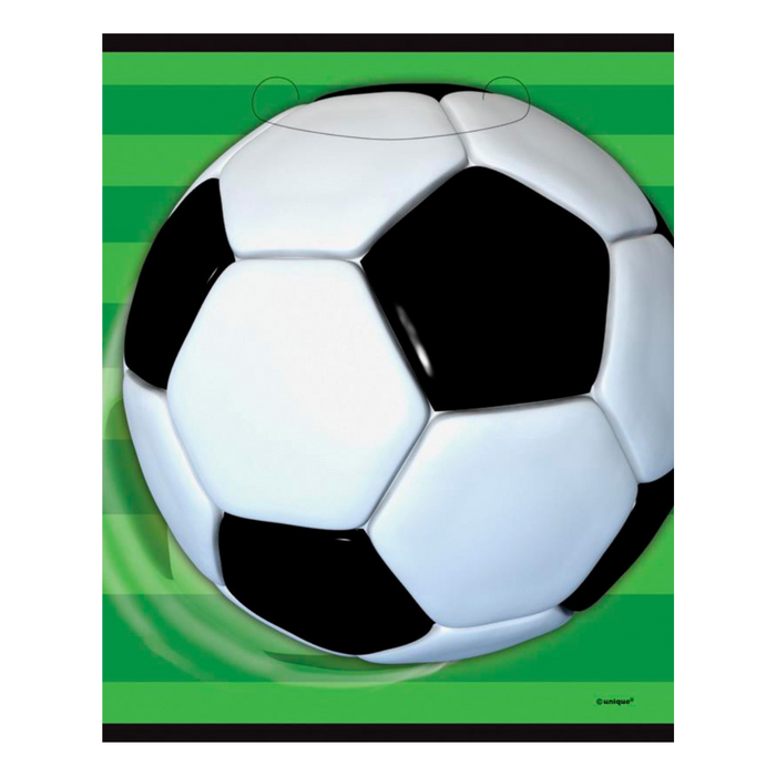 3D Soccer 8 Lootbags 22.5cm H x 18cm W