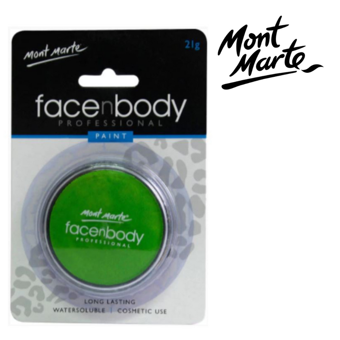 Mont Marte Face n Body Paint 21g - Light Green