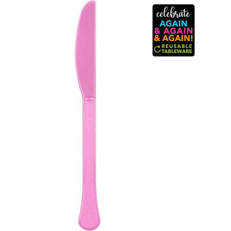Premium Knives 20Pk New Pink Extra Heavy Weight