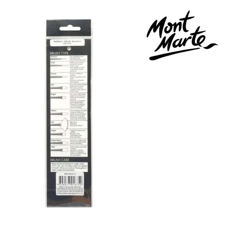 MM Gallery Series Brush Set Acrylic 4pc