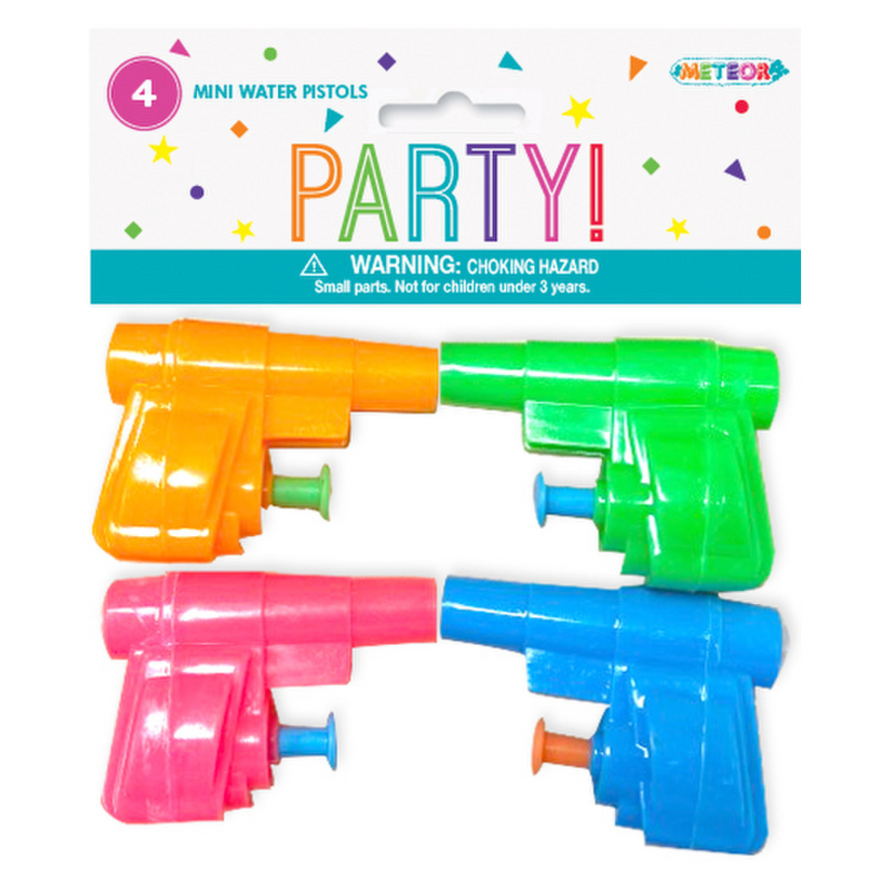 4 Mini Water Pistols