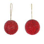 Red Mini Berry Bauble 10cm – thumbnail