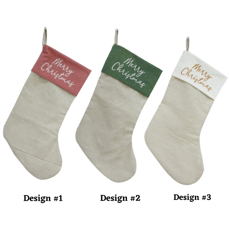 Canvas Stocking Emb