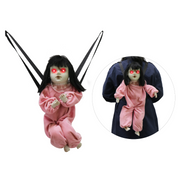 Creepy Strap On Doll With Sound