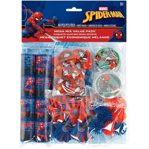 Spider-Man Webbed Wonder Mega Mix Value Pack Favors