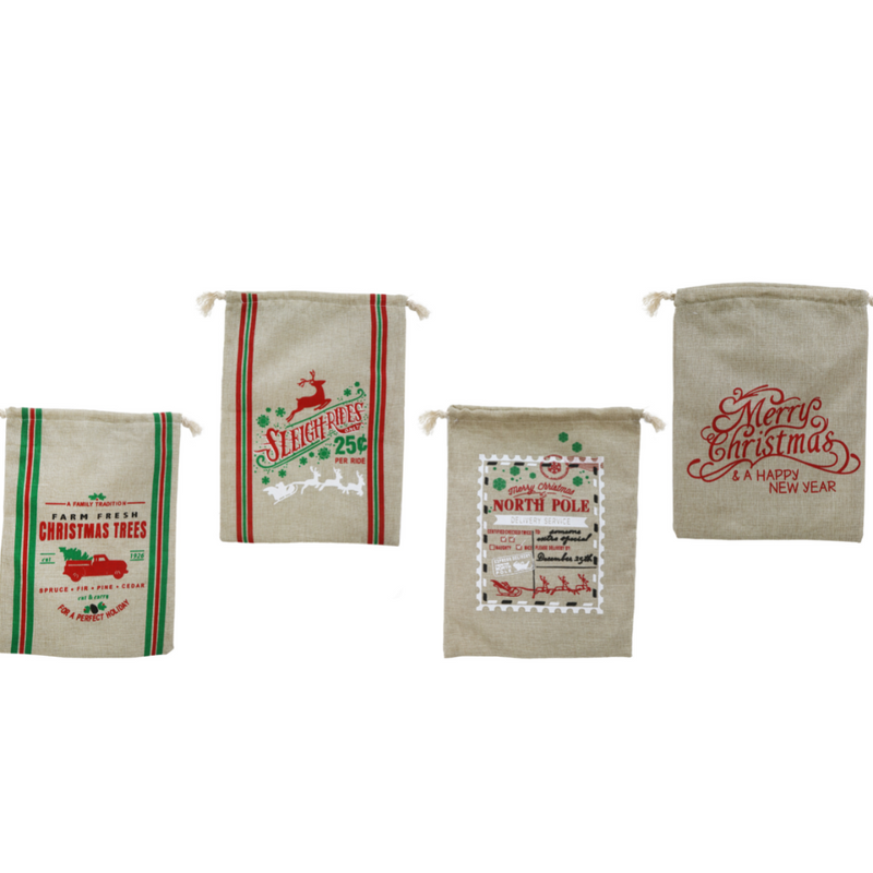 Vintage Sack Asstd 30x40cm
