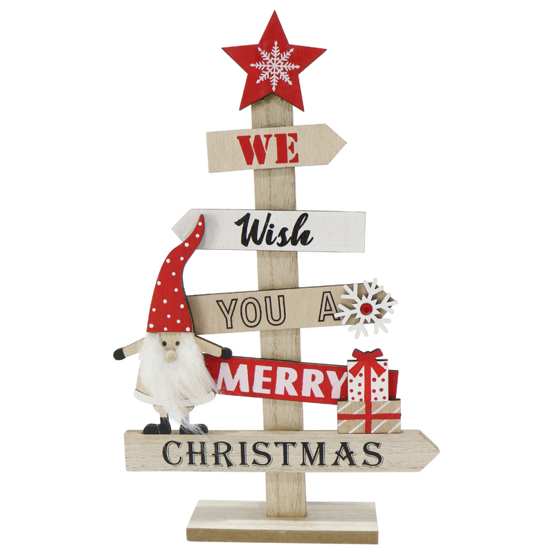 Gnome Wishing Tree Deco 33cm