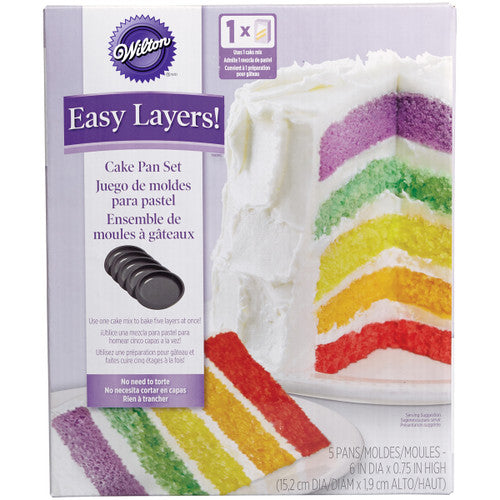 5 Layer Cake Pan Set