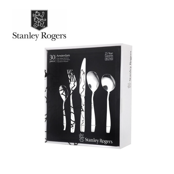 Amsterdam 30Pc Cutlery Set Stanley Rogers
