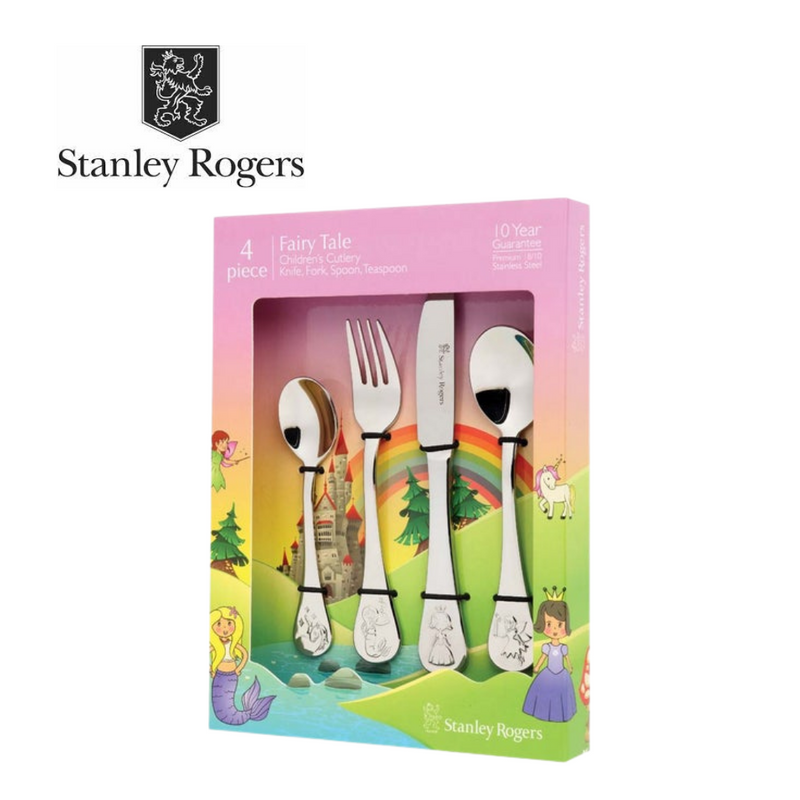 Childrens Cutlery Fairy Tale 4Pc Set Stanley Rogers