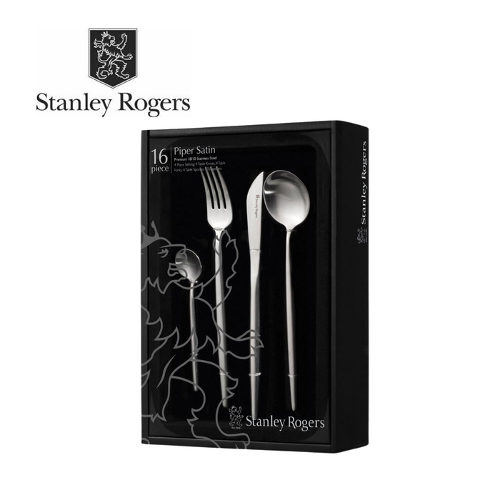 Stanley Rogers Piper Satin Cutlery Set 16pc