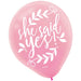 Love & Leaves Latex Balloon 30cm
