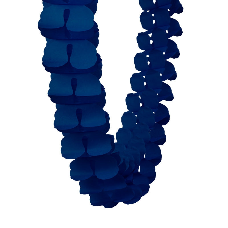 Honeycomb Garland Navy Blue 4m Five Star